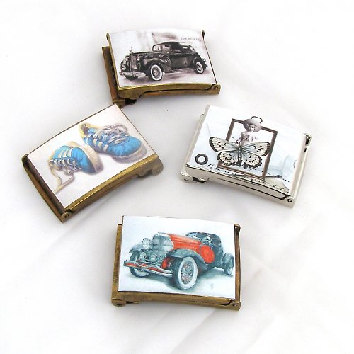 Pánský opasek - rolls royce Packard — foto 3