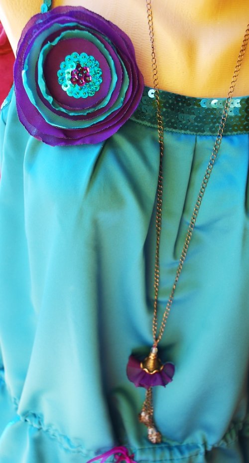 Halenka s broží "Fuchsie" — foto 3