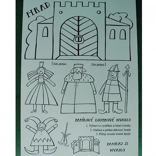Divadlo - omalovánka — foto 2