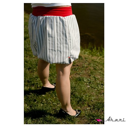 Flowers and Stripes, red — foto 5