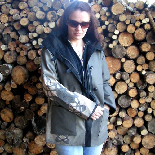 Kabát tmavý "Kelt" vel. 40 — foto 2