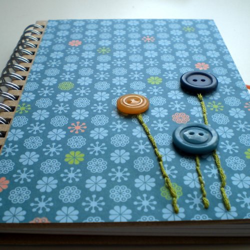Notes s knoflíkovými květy — foto 4