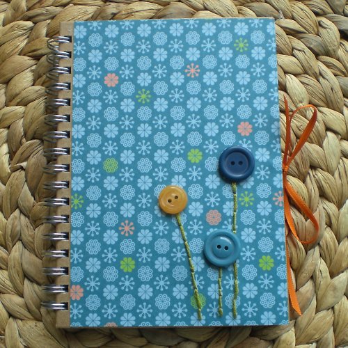 Notes s knoflíkovými květy — foto 5