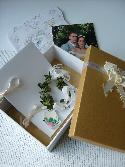 Svatební kniha - box zlatý — foto 2