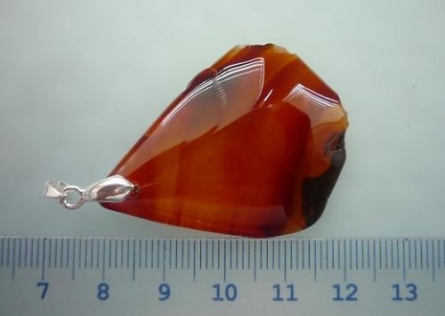 ACHÁT PŘÍVĚSEK - 30x45mm ( 1ks) — foto 2