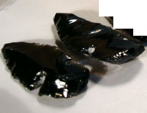 Obsidiánový hrot šípu - přívěsek — foto 2
