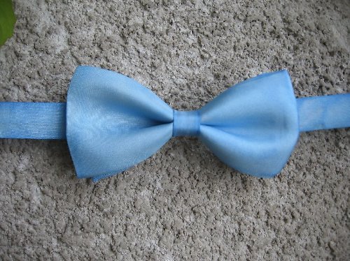 Pánský motýlek - Modrá elegance — foto 2