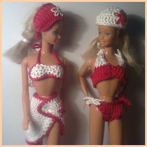 Červenobílá plážová kolekce - model III. — foto 2