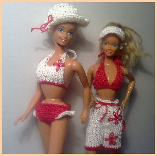 Červenobílá plážová kolekce - model IV. — foto 2