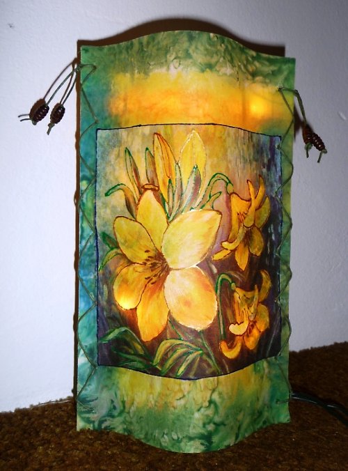 Hedvábná lampa — foto 2