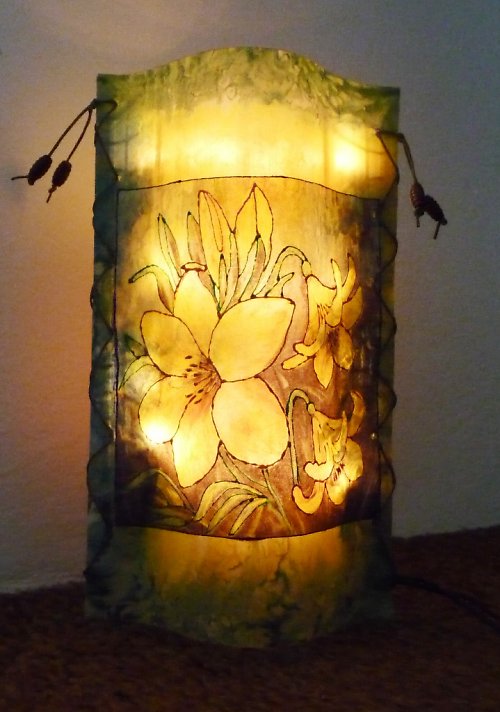 Hedvábná lampa — foto 4