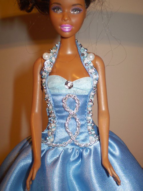 Šatičky na barbie se závojem — foto 4