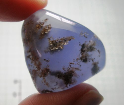 Modrý chalcedon výběrový z Malawi č.9 — foto 2