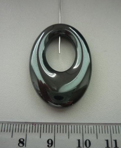 HEMATIT přívěsek 35 x 25 mm — foto 2