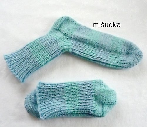 Ponožky jako od maminky - modré 7. — foto 3