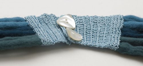 Plstěný náhrdelník "Knoflíková" — foto 6