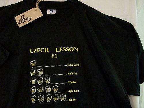 Tričko pánské - Lekce češtiny — foto 3
