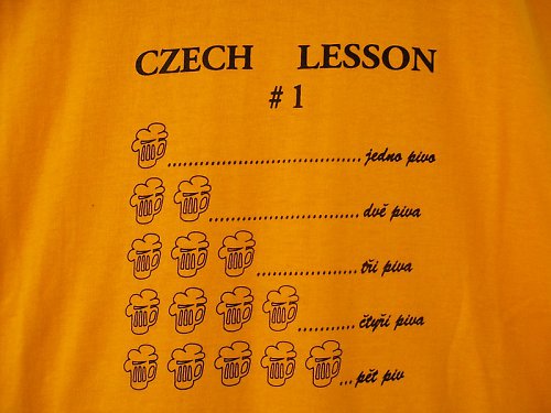 Tričko pánské - Lekce češtiny — foto 3