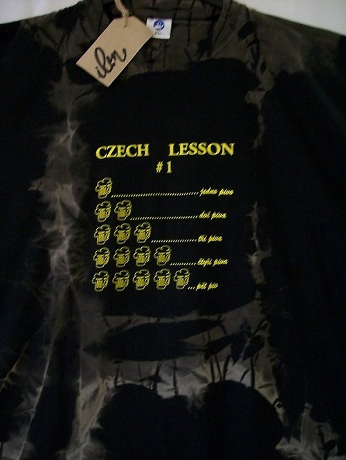 Tričko pánské - Lekce češtiny — foto 2