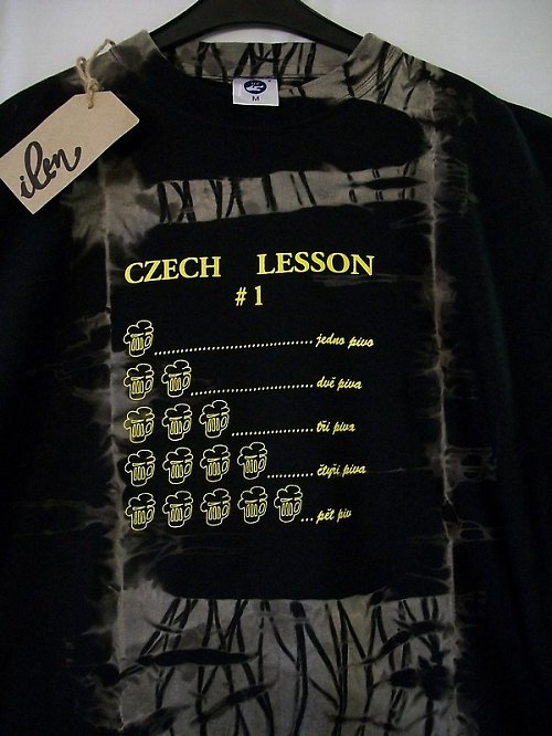Tričko pánské - Lekce češtiny — foto 2