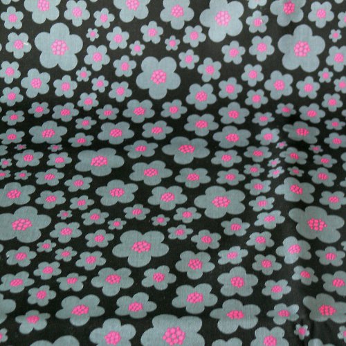 Michael Miller Blossoms Black Pink — foto 3