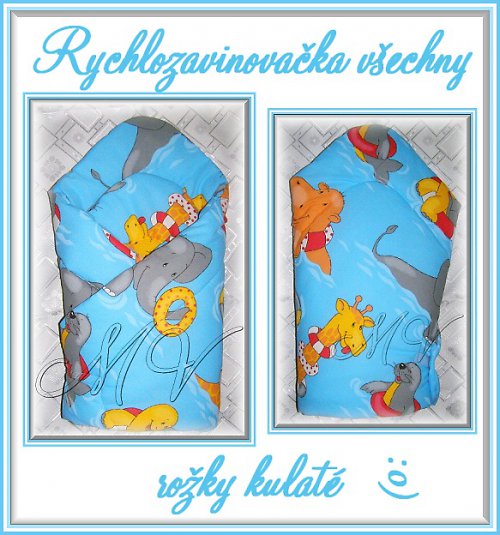 *RYCHLOZAVINOVAČKA - oboustranný vzor 77x77cm* — foto 2