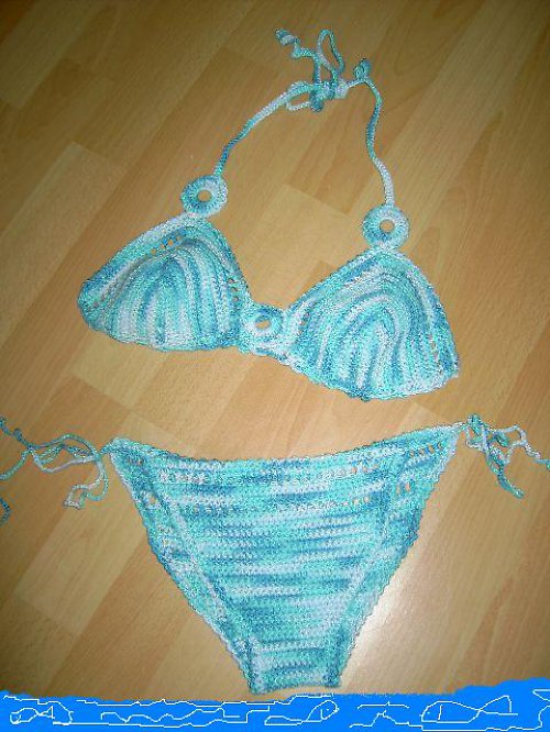 Háčk. bikiny-opalovačky,vel.36/38 - VÝPRODEJ — foto 4