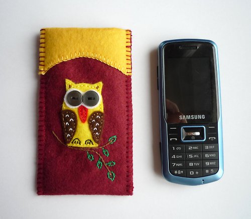 Obal na mobil sovičkový — foto 4