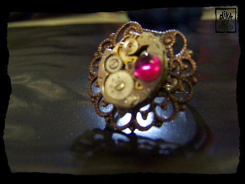 Steampunkový prsten — foto 4