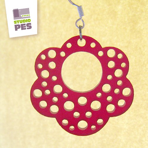 NÁUŠNICE Flower Rings III — foto 2