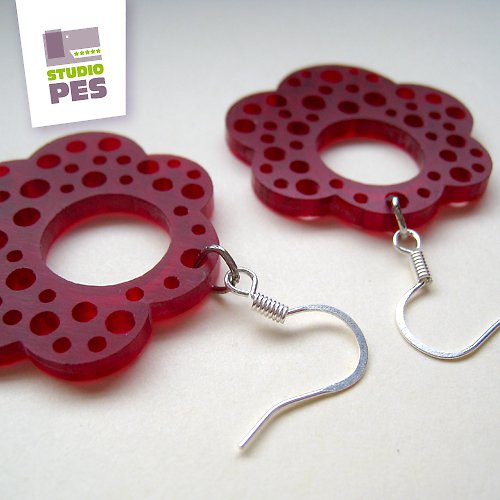 NÁUŠNICE Flower Rings III — foto 3