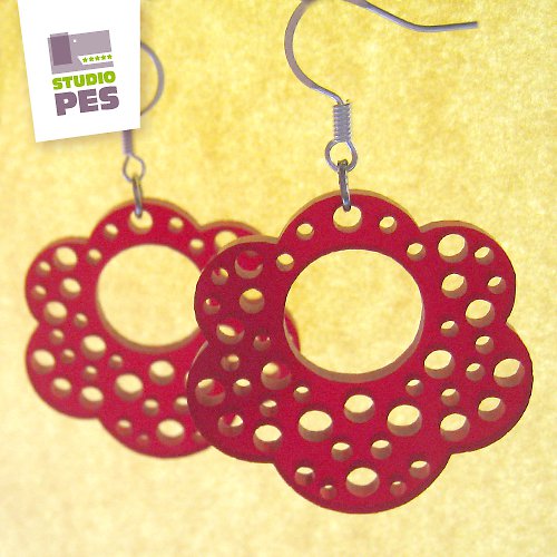 NÁUŠNICE Flower Rings III — foto 4