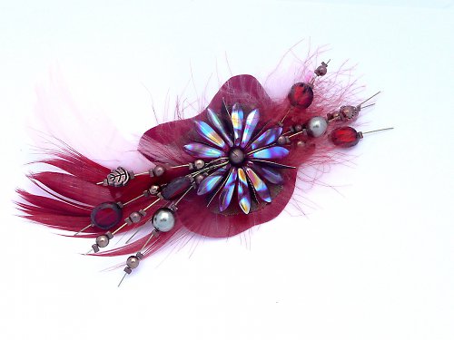 Spona " marguaritas in red " — foto 3