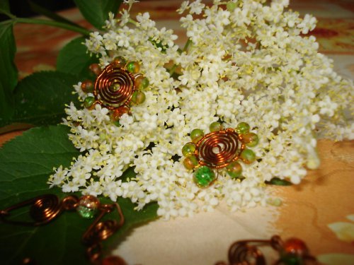 Oranžovo zelené spirálkování — foto 2