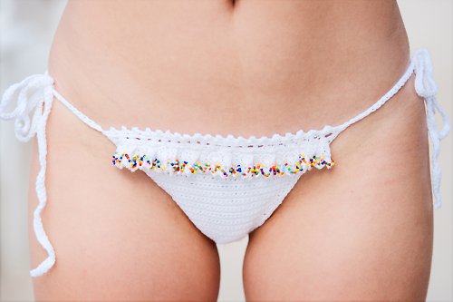 Háčkované bikiny Ibiza 36/38 — foto 2