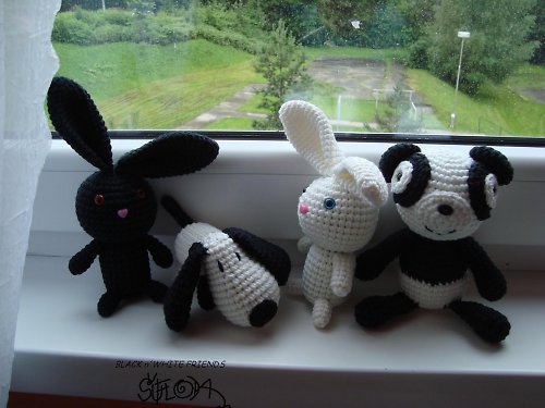 Black n´white friends - panda — foto 2