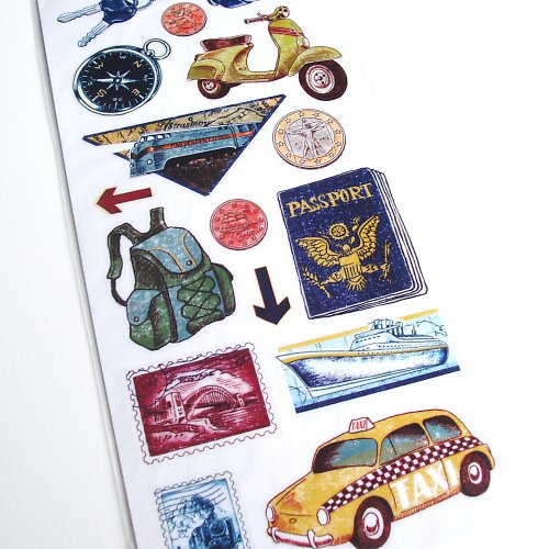 Samolepky - TRAVEL ICONS — foto 2