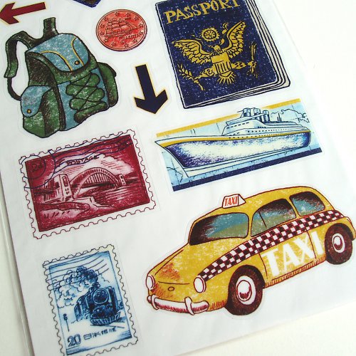 Samolepky - TRAVEL ICONS — foto 3