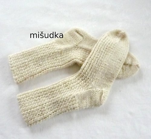 Ponožky jako od maminky -bílé 2. — foto 3