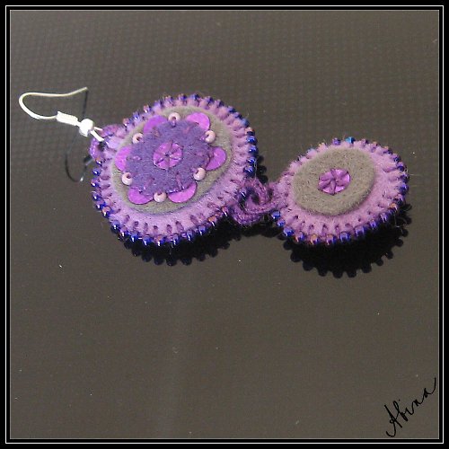 Náušnice "Violet" — foto 2