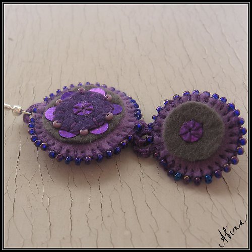 Náušnice "Violet" — foto 3