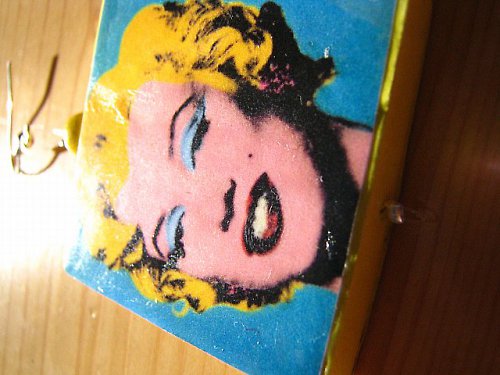 Marilyn Monroe earrings — foto 2
