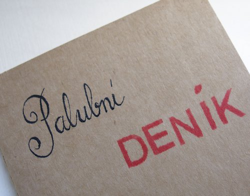 Palubní deník s kotvou — foto 4