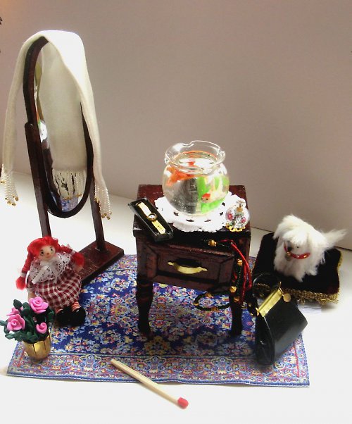 Miniaturní akvárium pro panenky — foto 3