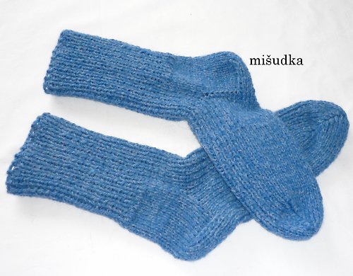 Ponožky jako od maminky - modré 10. — foto 2