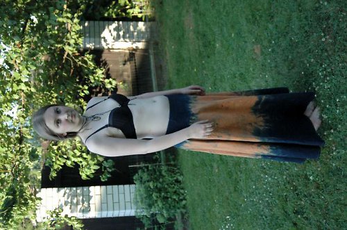 Ačková batikovaná sukně — foto 2