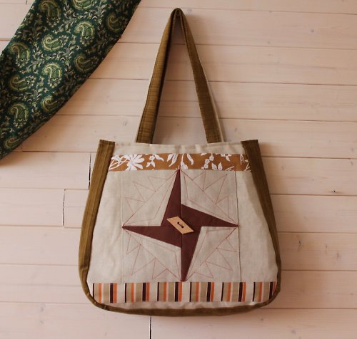 Kabelka patchwork :-) SLEVA — foto 4