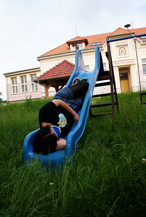 Maska na spaní - Medvídek - modrá — foto 3