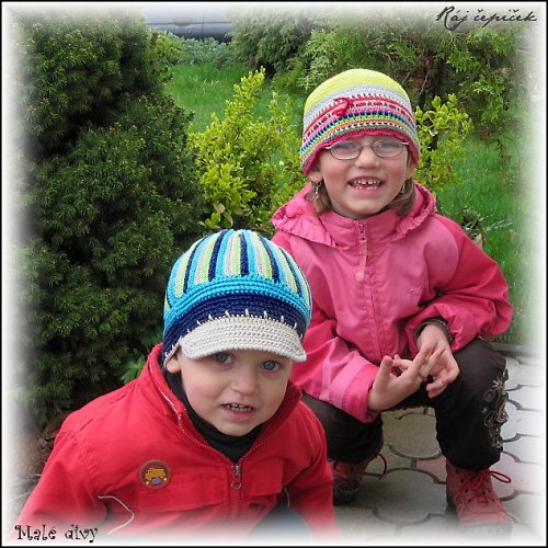 Háčkovaná čepička Limetka — foto 2