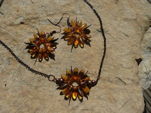 Náhrdelníček : " Amber marguaritas " — foto 2